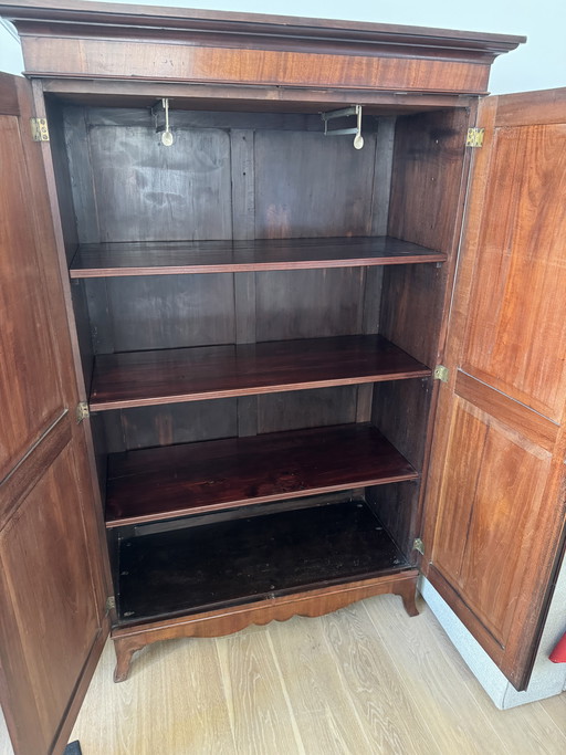 Antique Mahogany Linen Cupboard – Late 19th Century