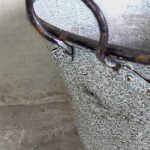 Antico calderone metallico blu (c.1920) – Oggetti decorativi, Rustic (photo 12 of 15)