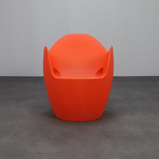 Set of 2 Armchairs “O-Nest” by Tord Boontje for Moroso, 2006 Orange