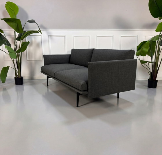 Image 1 of Muuto Modell Outline Canapé 2 Sitzer Stoff Gris