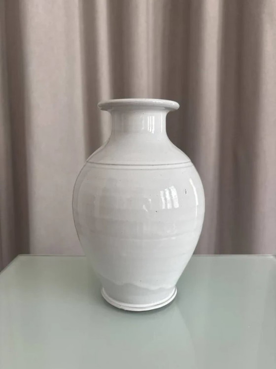 Vintage Vase Made of Hand-Turned Ceramic – Artisan (photo 6 of 8)
