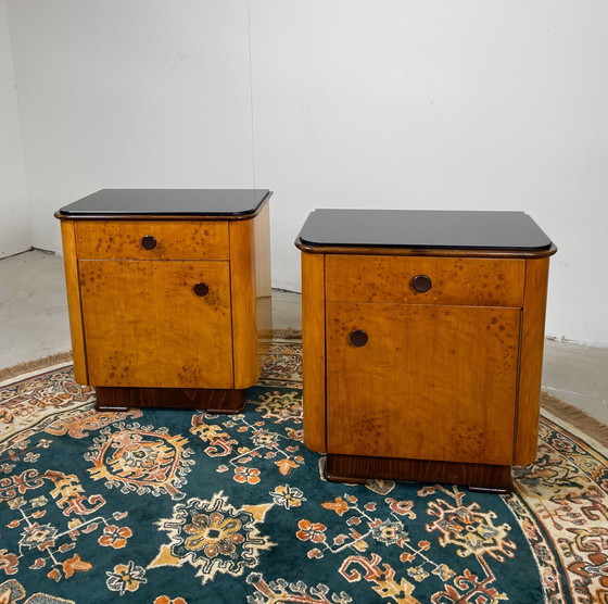 Image 1 of Set Nightstands Up Zavody, By Jindřich Halabala