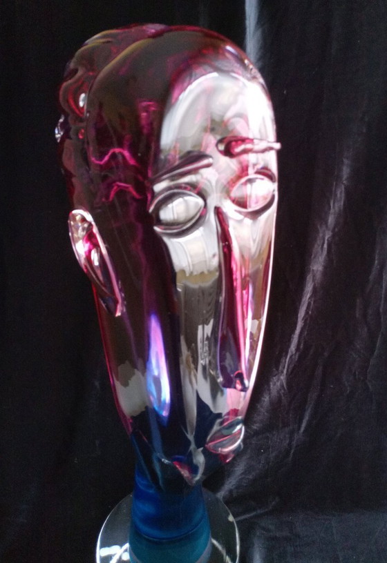 Image 1 of Murano glazen sculpturen brengen een eerbetoon aan Modigliani.