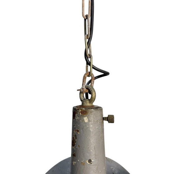 Image 1 of Suspension industrielle vintage n° 2 par Esla avec miroirs