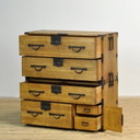 Cassettiera Tansu giapponese, circa 1870