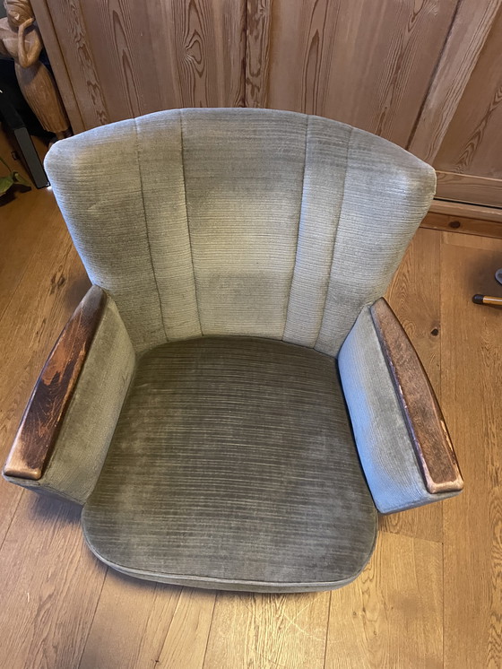 Image 1 of Fauteuil de cocktail vintage 58 avec accoudoir