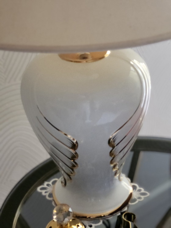 Lampada Da Tavolo Vintage – Illuminazione, Ceramic, Metal (photo 5 of 5)
