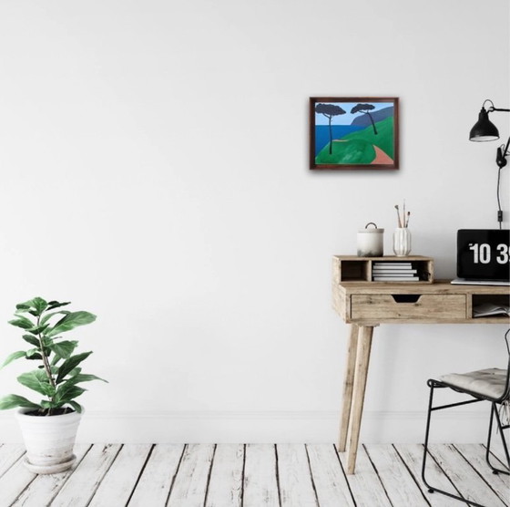 Image 1 of Huile sur toile au format 30x24cm. Non encadrée. 