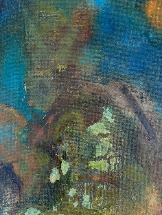 Image 1 of Silvin Bronkart - Deep River - magnificent painting from 1960