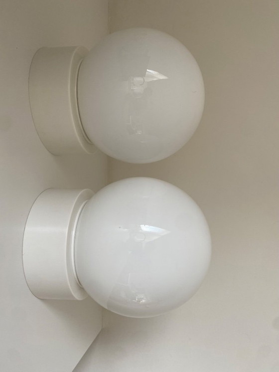 Image 1 of Vintage Corodex bollampen - wandlampen - plafondlampen - jaren '70