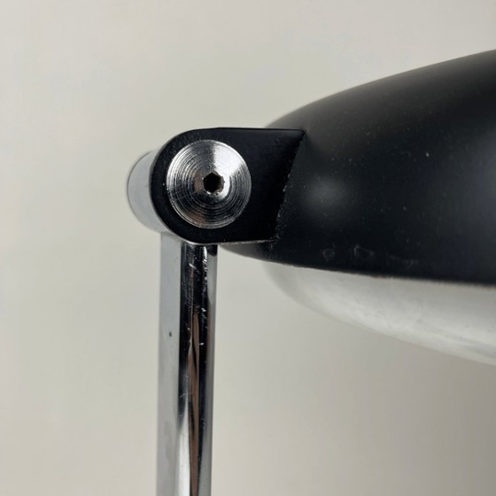 Image 1 of Hillebrand bureaulamp UFO - zwart metaal met chroom