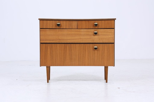 Vintage chest of drawers 60s | Mid - Century drawer cabinet 60s storage retro 70s wood #04-58