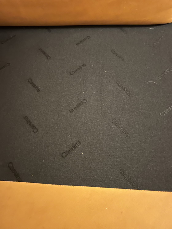 Image 1 of Cassina 3-seater leather sofa