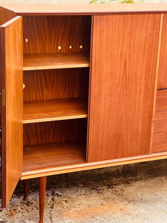 Credenza alta scandinava anni '60 – Mobile bar, Legno (photo 9 of 9)