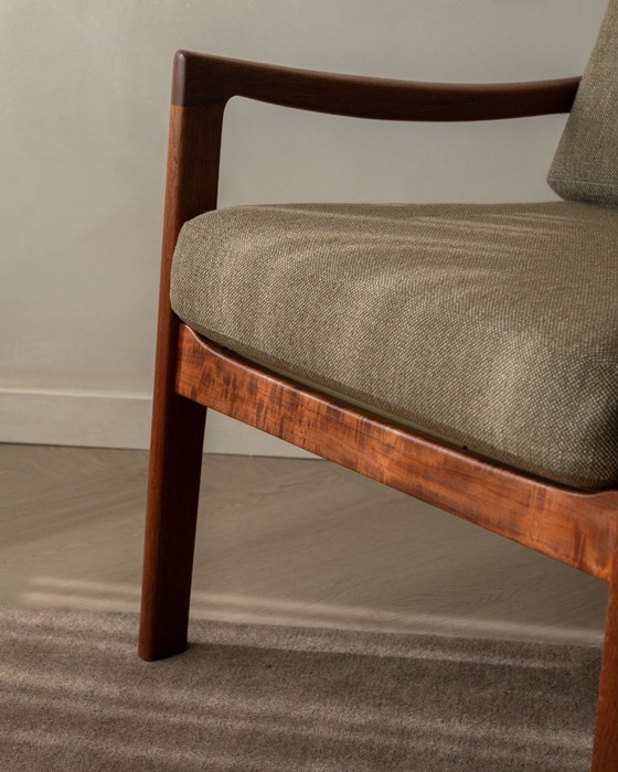 Image 1 of Vintage Senator Armchairs by Ole Wanscher for Cado Set of 2 | Danish Teak Lounge Chairs | Scandinavian Modern | 1960s