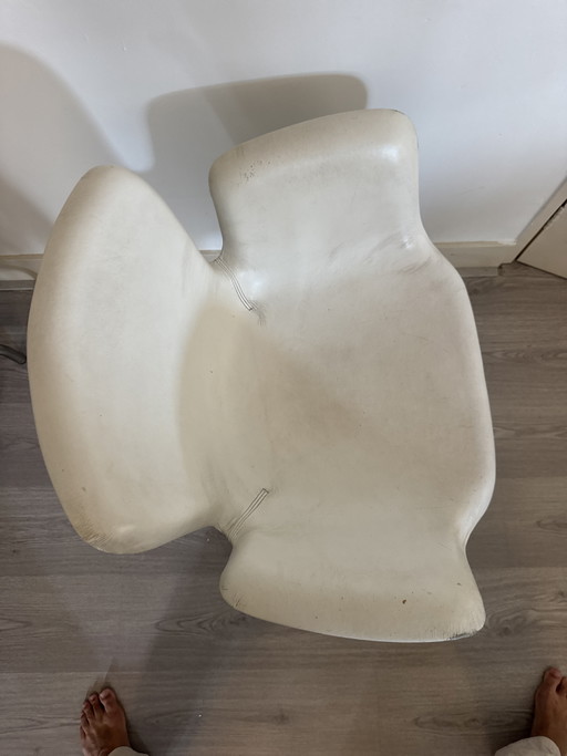 4 Cappelini Stoelen – Cappellini, draaistoelen, Skai, Metal