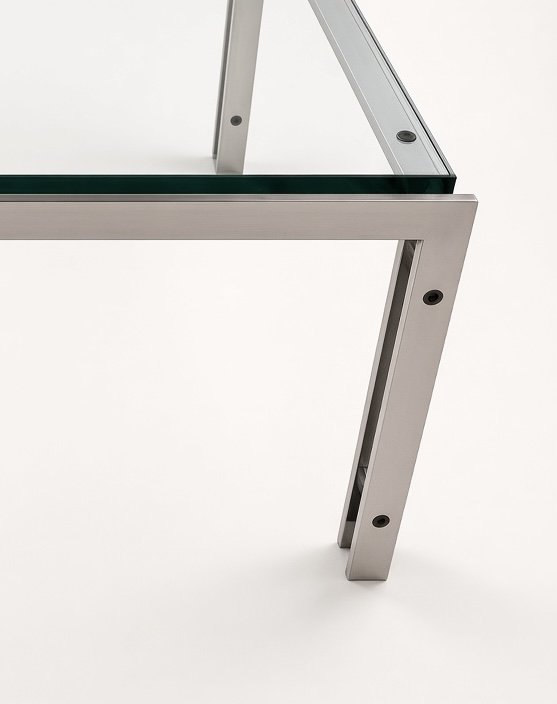 Table d'appoint Hank Kwint Metaform M-1 – Tables d'appoint, Glass, Metal (photo 6 of 6)