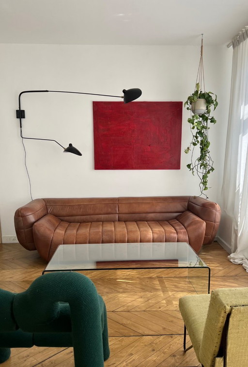 Leather sofa, looks like Tactile Baxter