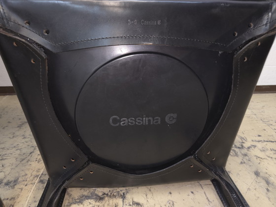 Image 1 of 6x Cassina Cab Stühle Lederstühle Sessel Bellini