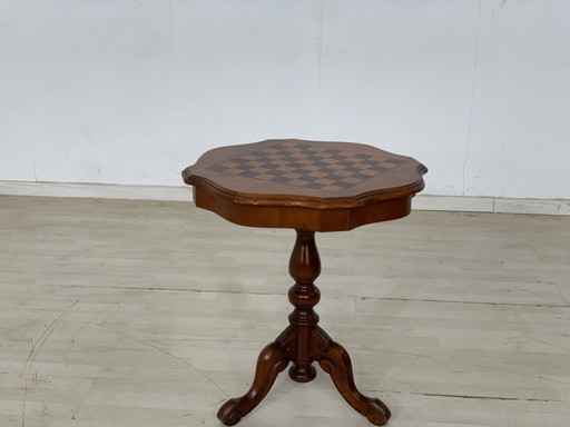 Barockstil Schachtisch Couchtisch Beistelltisch Holz Tisch Vintage