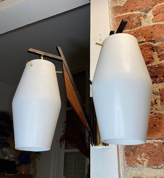 Image 1 of Applique vintage a 2 luci Stilnovo