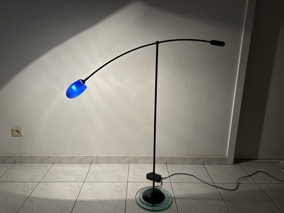 Image 1 of Vintage 80s fishing rod lamp floor lamp