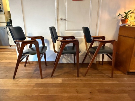 Image 1 of 3 chaises Pastoe f14 Cees Braakman