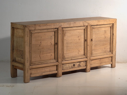 Large antique sideboard with three doors (c.1900) #38