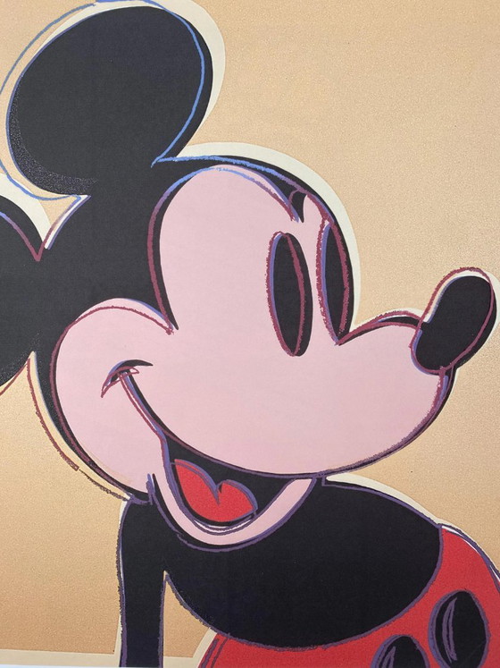 After Andy Warhol, Mickey Mouse, 1980s, Lithograph – Lithographs & prints, Paper (photo 2 of 8)