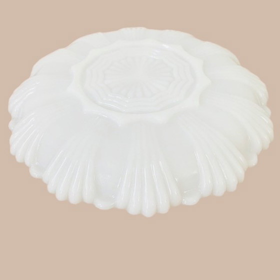 Image 1 of Servicio de café opalina de mediados de siglo vaso de leche años 60