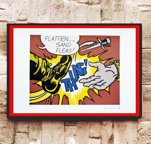 Lithographie « Roy Lichtenstein », édition limitée à 150 exemplaires, signée et numérotée.