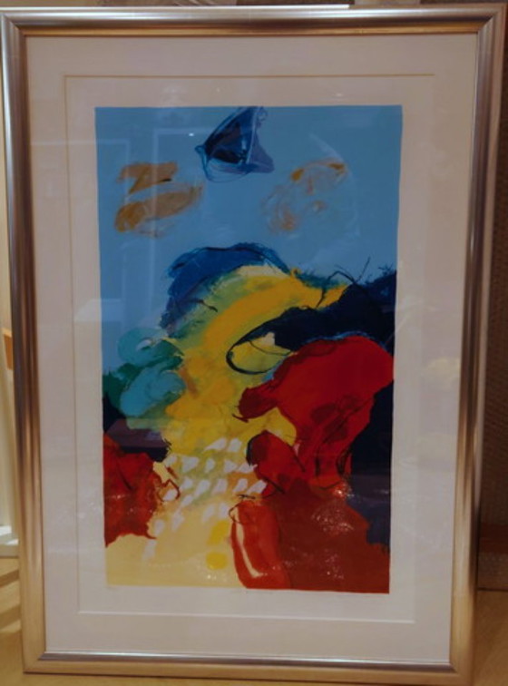 Image 1 of Henk van Vessem 'the afternoon' screen print