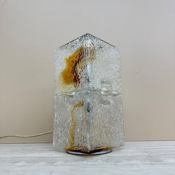 Image 1 of Murano Glass Table Lamp by Toni Zuccheri for Mazzega, 1970s