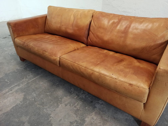 Image 1 of Molinari Cognac leather sofa 