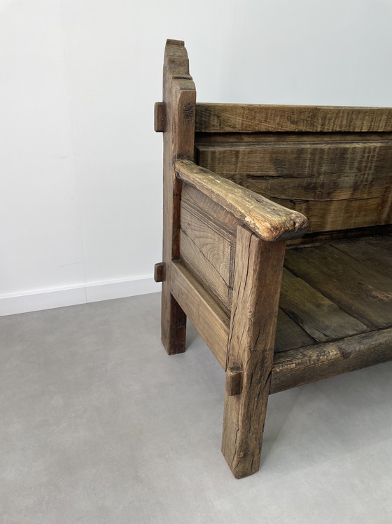 Image 1 of Divano spagnolo antico del XIX secolo