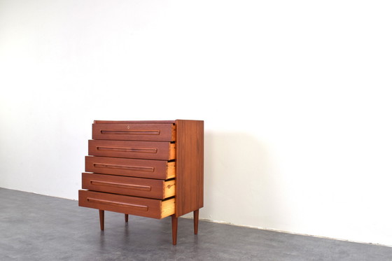 Image 1 of Mid-Century Danish Teak Chest of Drawers, 1960s