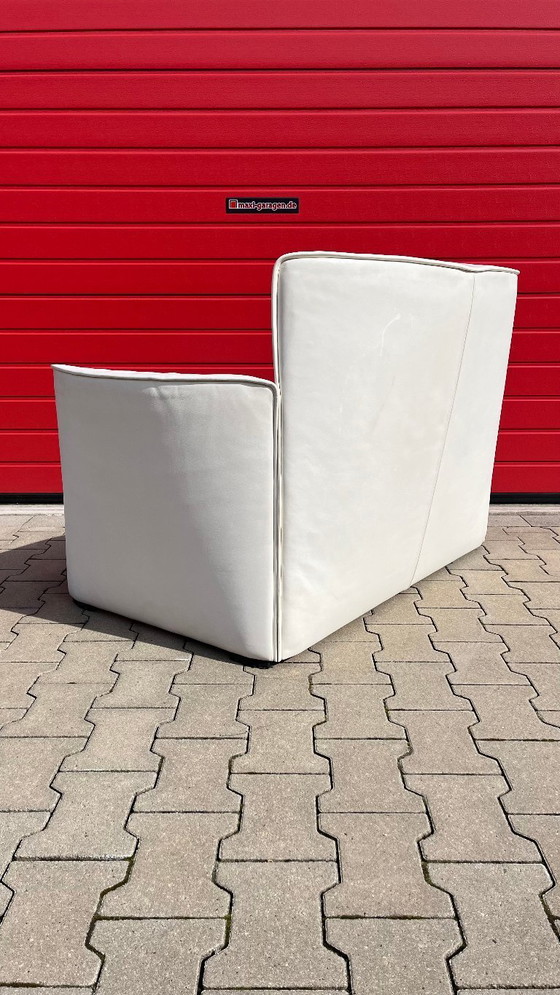 Image 1 of De Sede Design Sofa Type WK 611-02 Leather white - small