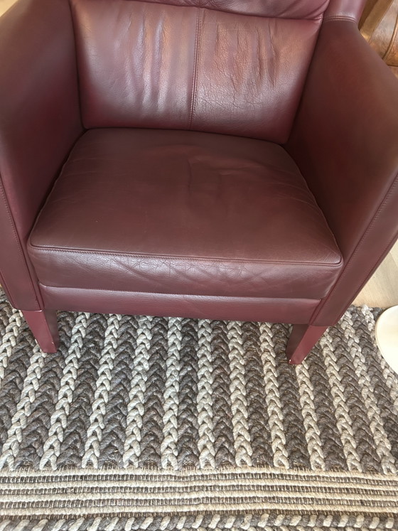 Leolux Jacaranda 2.5-seater leather sofa and armchair. – 2 seaters (photo 7 of 8)