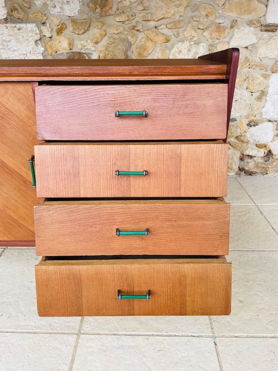 Image 1 of Mid-Century, Ash and Mahogany Sideboard 1950s