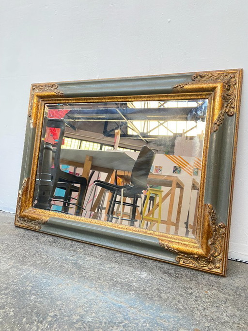 Rectangular Wall Mirror, Empire Style, 75cm x 55cm