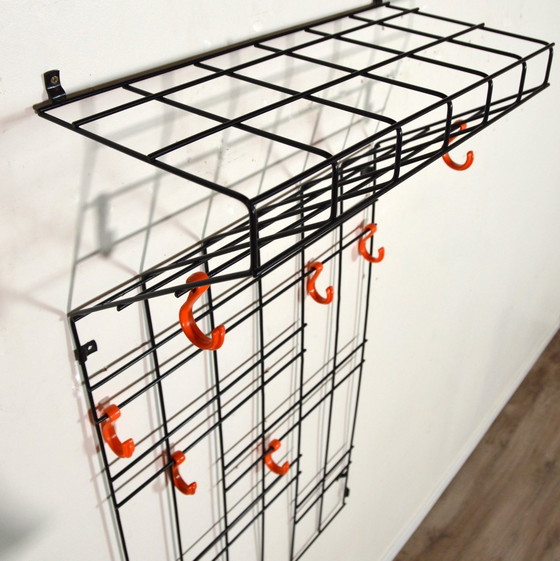 Image 1 of Wire Coat Rack by Karl Fichtel for Drahtwerke Erlau Vintage 1950s