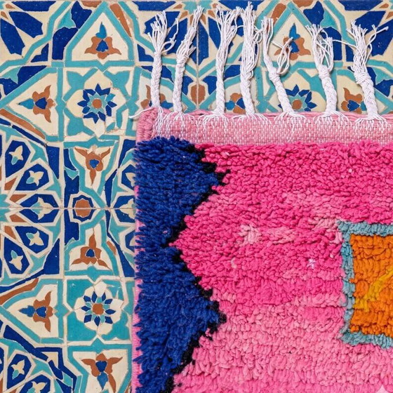 Alfombra marroquí hecha a mano 250cm x 150cm – Wool, Cotton, Modern (photo 3 of 6)