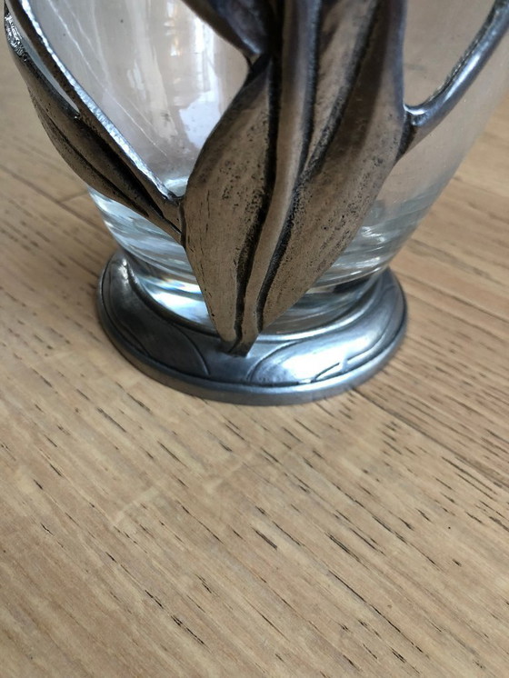Image 1 of Pewter flower vase