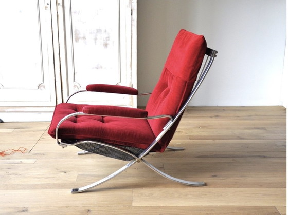 Image 1 of Ensemble de fauteuils rouges.