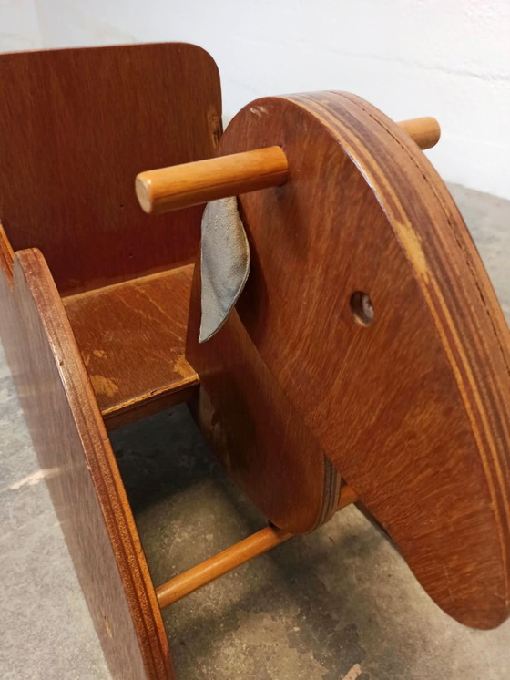 Cavallo a dondolo / pecora in legno, Oggetti decorativi, Marrone (foto 5 di 15)
