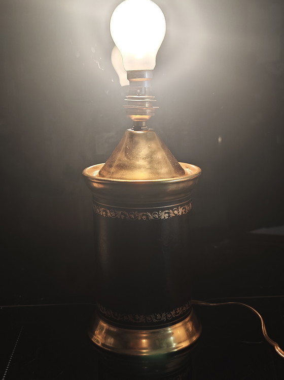 Image 1 of Base de lámpara Monick Schmeltz, Limoges Francia 