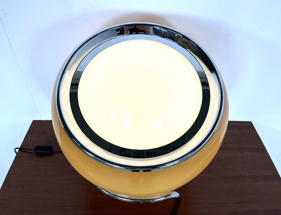 Rare Guzzini CLan Floor light by Harvey Guzzini, 70s – Iron, Plastic (photo 7 of 9)