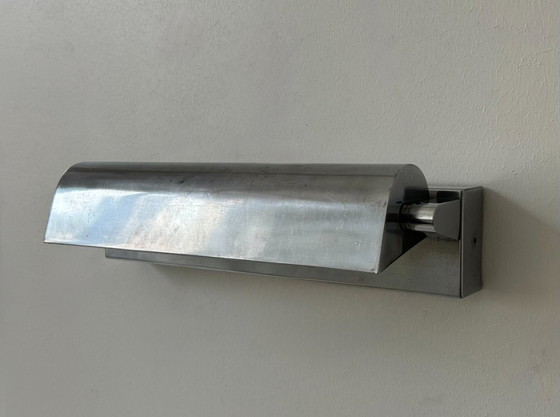 Image 1 of Applique vintage orientable, métal chromé, moderniste, France, 1940