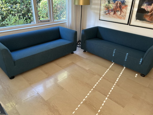 Due divani Gelderland da 2,5 posti 4800 Design Henk Vos – 3 5 zitsbanken, Textile