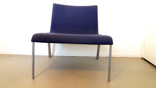 2x Ligne Roset Loungesessel, in Dunkelblau
